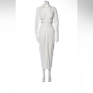 Atoir White Long Dress Cut-out sides